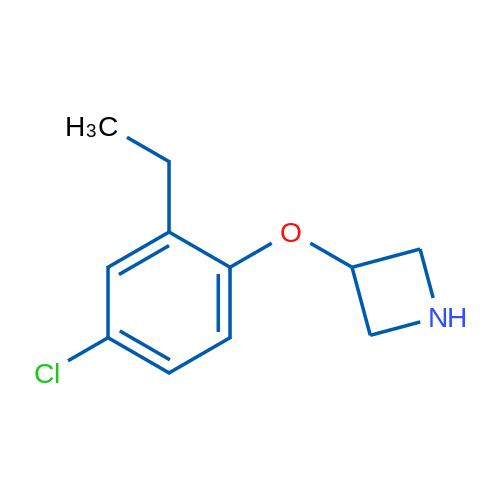 3-(4-Chloro-2-ethylphenoxy)azetidine 1g