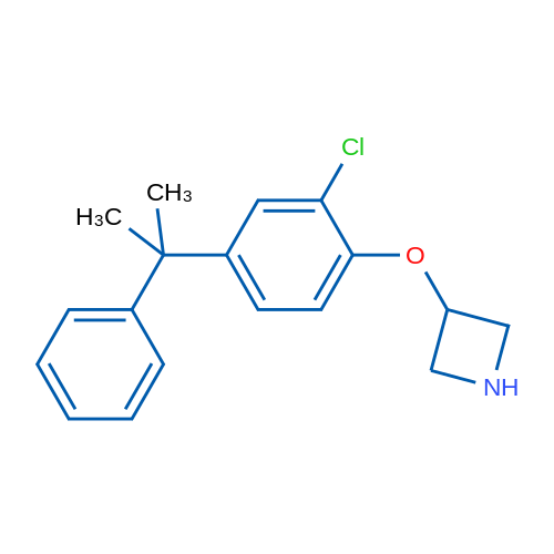 3-(2-Chloro-4-(2-phenylpropan-2-yl)phenoxy)azetidine 5g