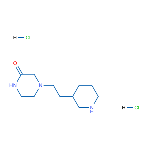 4-(2-(Piperidin-3-yl)ethyl)piperazin-2-one dihydrochloride 5g