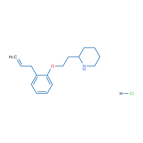 2-(2-(2-Allylphenoxy)ethyl)piperidine hydrochloride 5g