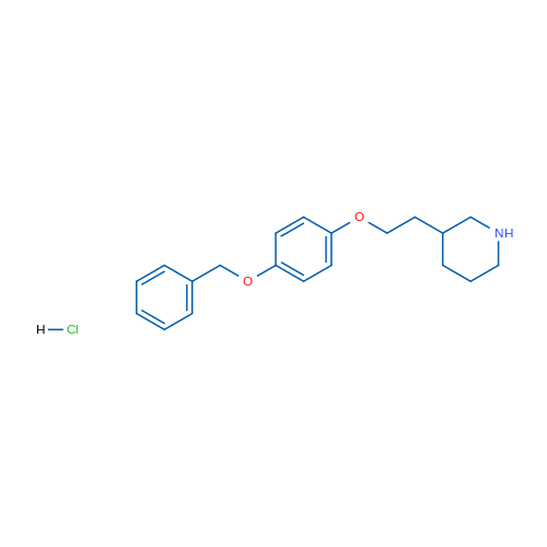 3-(2-(4-(Benzyloxy)phenoxy)ethyl)piperidine hydrochloride 5g