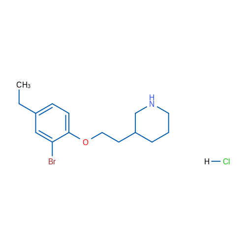 3-(2-(2-Bromo-4-ethylphenoxy)ethyl)piperidine hydrochloride 5g