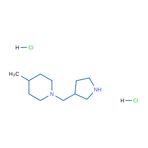 4-Methyl-1-(pyrrolidin-3-ylmethyl)piperidine dihydrochloride 1g