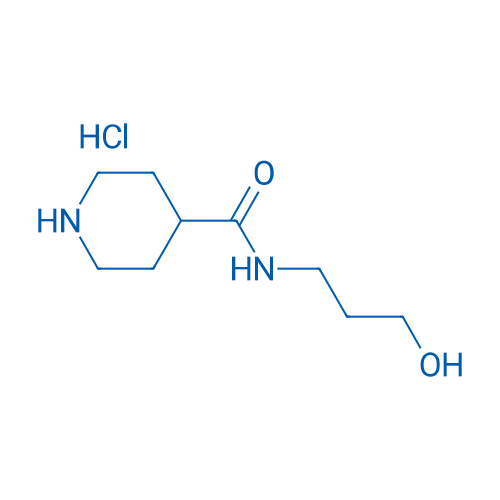 N-(3-Hydroxypropyl)piperidine-4-carboxamide hydrochloride 1g