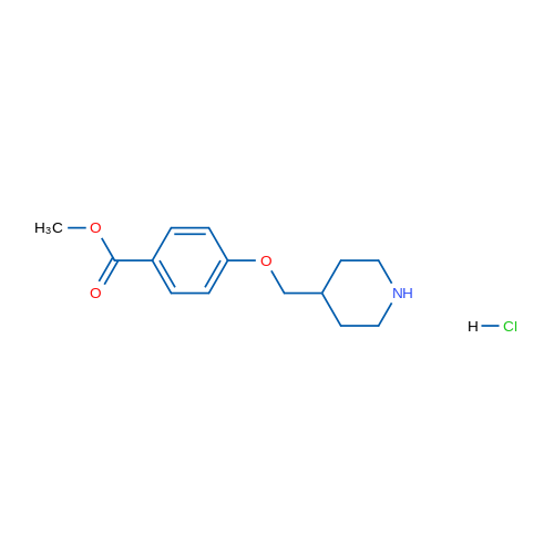 Methyl 4-(piperidin-4-ylmethoxy)benzoate hydrochloride 1g