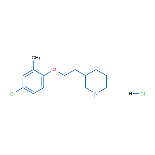 3-(2-(4-Chloro-2-methylphenoxy)ethyl)piperidine hydrochloride 5g