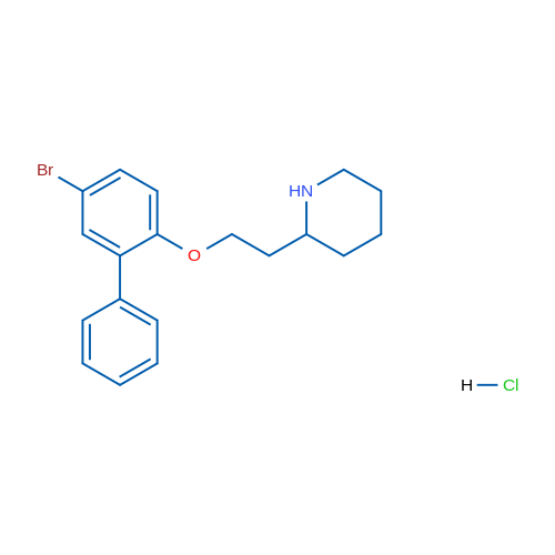 2-(2-((5-Bromo-[1,1'-biphenyl]-2-yl)oxy)ethyl)piperidine hydrochloride 1g