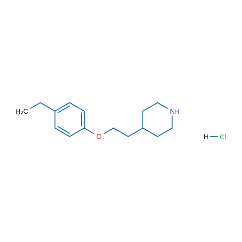 4-(2-(4-Ethylphenoxy)ethyl)piperidine hydrochloride 5g