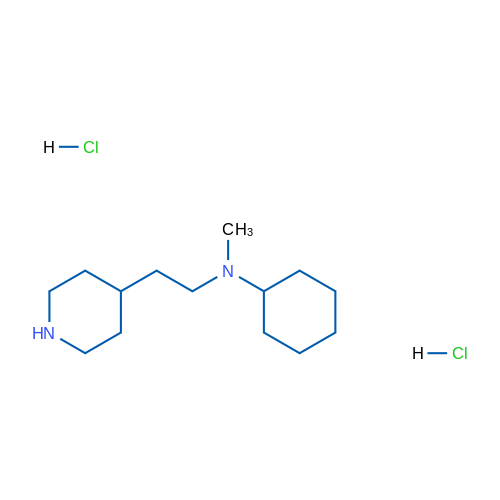 N-Methyl-N-(2-(piperidin-4-yl)ethyl)cyclohexanamine dihydrochloride 1g