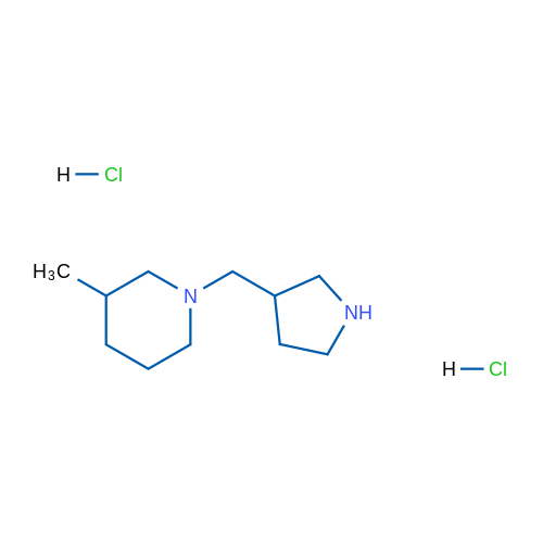 3-Methyl-1-(pyrrolidin-3-ylmethyl)piperidine dihydrochloride 5g
