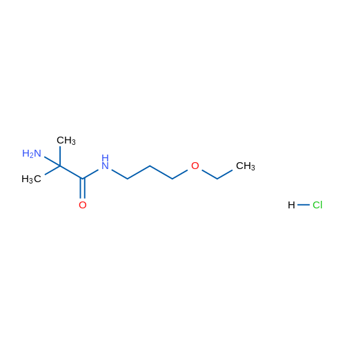 2-Amino-N-(3-ethoxypropyl)-2-methylpropanamide hydrochloride 1g