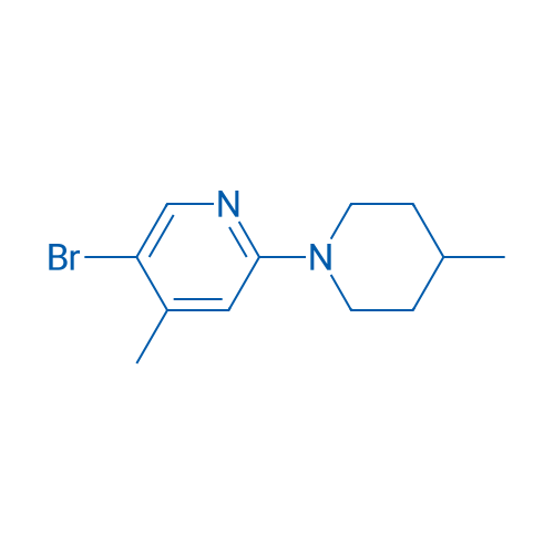 5-Bromo-4-methyl-2-(4-methylpiperidin-1-yl)pyridine 5g
