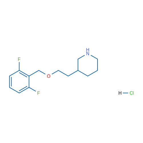 3-(2-((2,6-Difluorobenzyl)oxy)ethyl)piperidine hydrochloride 5g