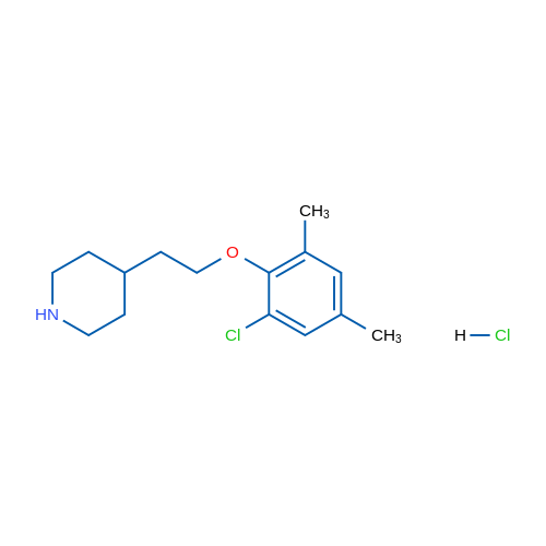 4-(2-(2-Chloro-4,6-dimethylphenoxy)ethyl)piperidine hydrochloride 1g
