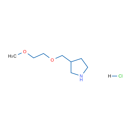 3-((2-Methoxyethoxy)methyl)pyrrolidine hydrochloride 5g