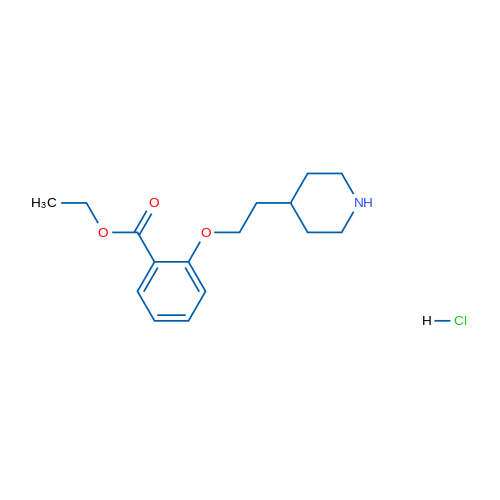 Ethyl 2-(2-(piperidin-4-yl)ethoxy)benzoate hydrochloride 5g