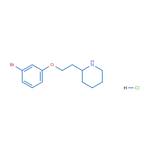 2-(2-(3-Bromophenoxy)ethyl)piperidine hydrochloride 5g