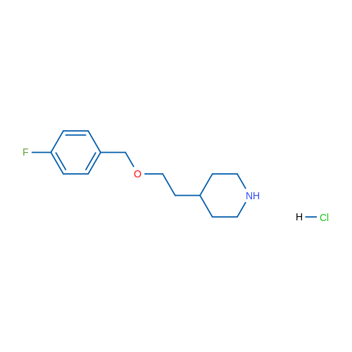 4-(2-((4-Fluorobenzyl)oxy)ethyl)piperidine hydrochloride 5g