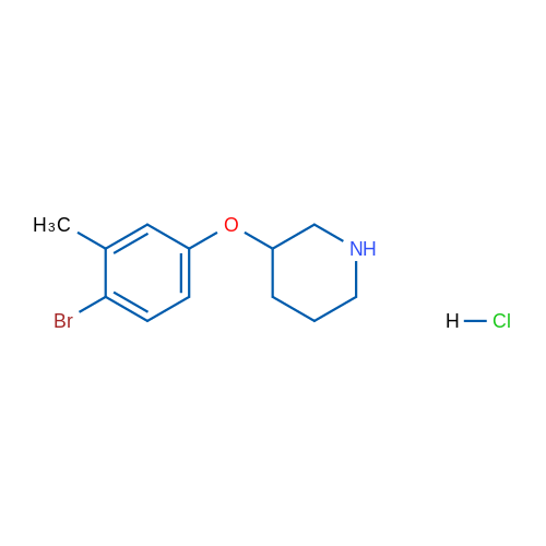 3-(4-Bromo-3-methylphenoxy)piperidine hydrochloride 5g