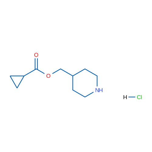 Piperidin-4-ylmethyl cyclopropanecarboxylate hydrochloride 1g
