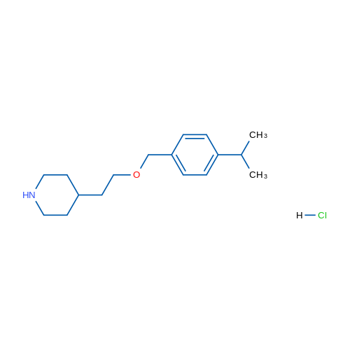 4-(2-((4-Isopropylbenzyl)oxy)ethyl)piperidine hydrochloride 5g