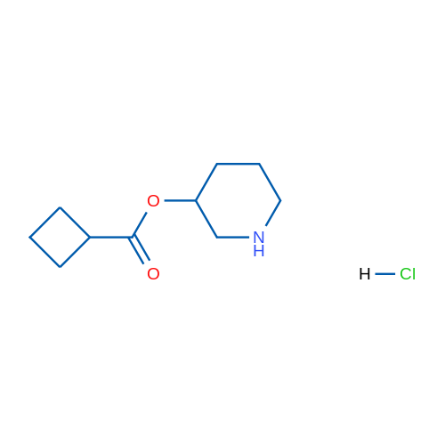 Piperidin-3-yl cyclobutanecarboxylate hydrochloride 5g