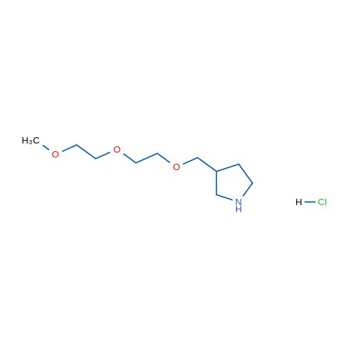 3-((2-(2-Methoxyethoxy)ethoxy)methyl)pyrrolidine hydrochloride 5g