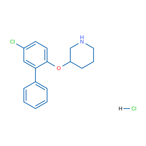 3-((5-Chloro-[1,1'-biphenyl]-2-yl)oxy)piperidine hydrochloride 5g