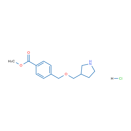 Methyl 4-((pyrrolidin-3-ylmethoxy)methyl)benzoate hydrochloride 5g