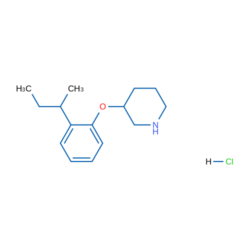 3-(2-(sec-Butyl)phenoxy)piperidine hydrochloride 1g