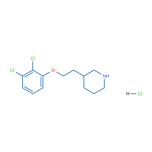 3-(2-(2,3-Dichlorophenoxy)ethyl)piperidine hydrochloride 1g