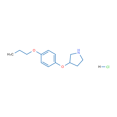 3-(4-Propoxyphenoxy)pyrrolidine hydrochloride 1g