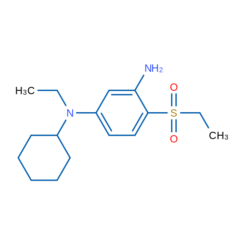 N1-Cyclohexyl-N1-ethyl-4-(ethylsulfonyl)benzene-1,3-diamine 1g