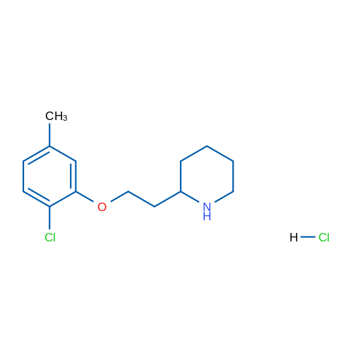 2-(2-(2-Chloro-5-methylphenoxy)ethyl)piperidine hydrochloride 5g