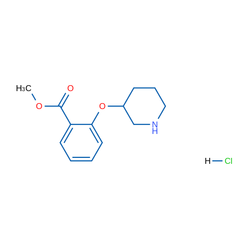Methyl 2-(piperidin-3-yloxy)benzoate hydrochloride 5g