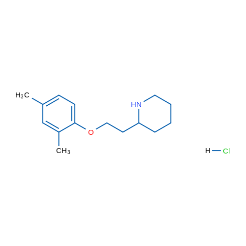 2-(2-(2,4-Dimethylphenoxy)ethyl)piperidine hydrochloride 5g