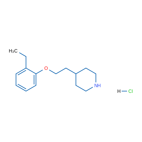4-(2-(2-Ethylphenoxy)ethyl)piperidine hydrochloride 1g