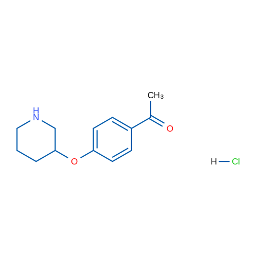 1-(4-(Piperidin-3-yloxy)phenyl)ethanone hydrochloride 1g