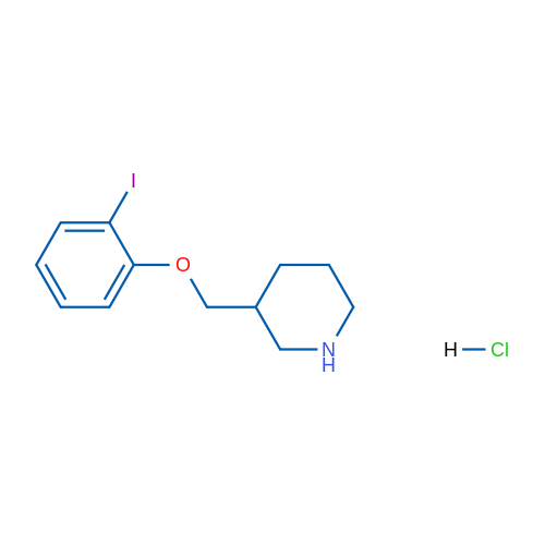 3-((2-Iodophenoxy)methyl)piperidine hydrochloride 5g