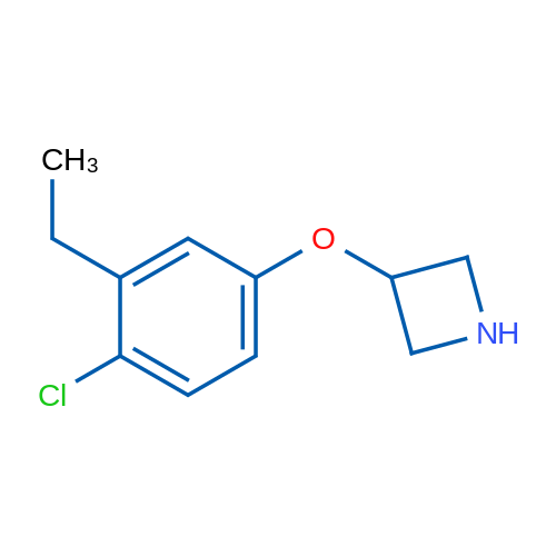 3-(4-Chloro-3-ethylphenoxy)azetidine 5g