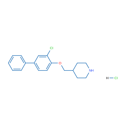 4-(((3-Chloro-[1,1'-biphenyl]-4-yl)oxy)methyl)piperidine hydrochloride 1g