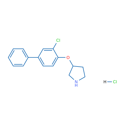 3-((3-Chloro-[1,1'-biphenyl]-4-yl)oxy)pyrrolidine hydrochloride 5g