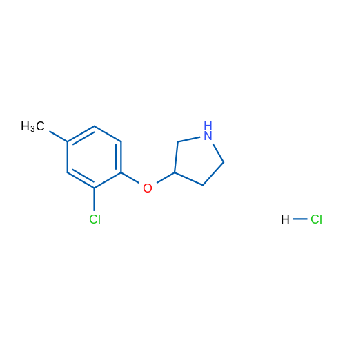 3-(2-Chloro-4-methylphenoxy)pyrrolidine hydrochloride 1g