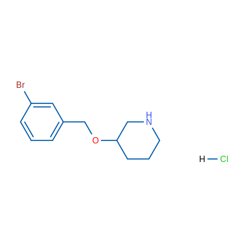 3-((3-Bromobenzyl)oxy)piperidine hydrochloride 1g