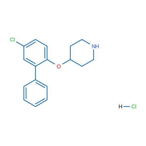 4-((5-Chloro-[1,1'-biphenyl]-2-yl)oxy)piperidine hydrochloride 1g
