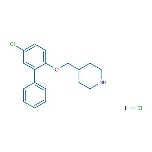 4-(((5-Chloro-[1,1'-biphenyl]-2-yl)oxy)methyl)piperidine hydrochloride 5g