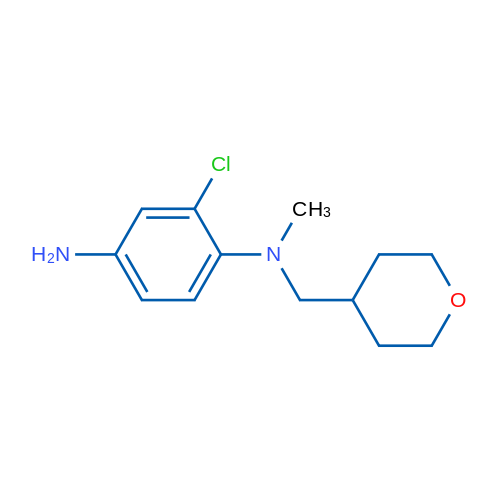 2-Chloro-N1-methyl-N1-((tetrahydro-2H-pyran-4-yl)methyl)benzene-1,4-diamine 5g