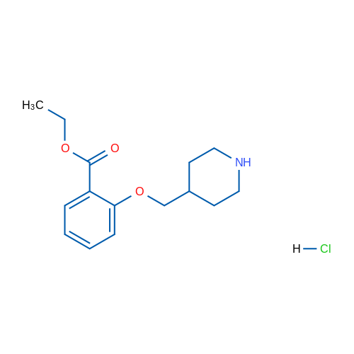 Ethyl 2-(piperidin-4-ylmethoxy)benzoate hydrochloride 5g
