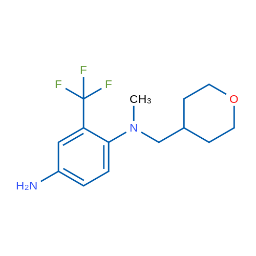 N1-Methyl-N1-((tetrahydro-2H-pyran-4-yl)methyl)-2-(trifluoromethyl)benzene-1,4-diamine 5g
