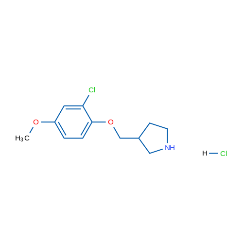 3-((2-Chloro-4-methoxyphenoxy)methyl)pyrrolidine hydrochloride 5g